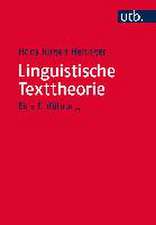 Linguistische Texttheorie