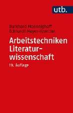 Arbeitstechniken Literaturwissenschaft