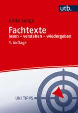 Fachtexte lesen - verstehen - wiedergeben