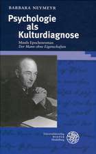 Psychologie als Kulturdiagnose