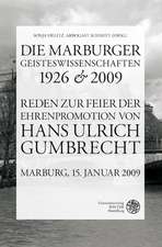 Die Marburger Geisteswissenschaften 1926 und 2009