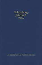 Lichtenberg-Jahrbuch 2016