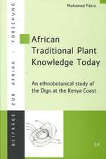 African Traditional Plant Knowledge Today