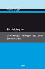 Zu Heidegger