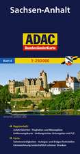 ADAC BundesländerKarte Deutschland Blatt 4 Sachsen-Anhalt 1:250 000