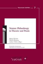 Venture Philanthropy in Theorie und Praxis