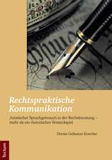 Rechtspraktische Kommunikation