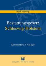 Bestattungsgesetz Schleswig-Holstein