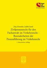 Zivilprozessrecht für den Fachanwalt im Verkehrsrecht - Besonderheiten der Prozessführung im Verkehrsrecht