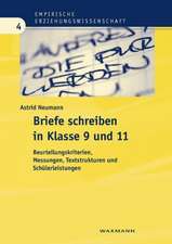 Briefe schreiben in Klasse 9 und 11