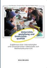 Unterrichtsgestaltung und Unterrichtsqualität