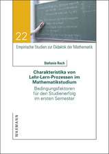 Charakteristika von Lehr-Lern-Prozessen im Mathematikstudium