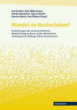 Wandel an Hochschulen?