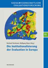 Die Institutionalisierung der Evaluation in Europa