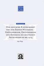 Der deutsche Kapitalmarkt vor dem ersten Weltkrieg- Gründerboom, Gründerkrise und Effizienz des deutschen Aktienmarktes bis 1914