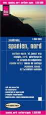 Reise Know-How Landkarte Spanien Nord mit Jakobsweg / Northern Spain and Way of St. James (1:350.000)