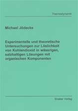 Experimentelle und theoretische Untersuchungen zur Löslichkeit von Kohlendioxid in wässrigen, salzhaltigen Lösungen mit organischen Komponenten