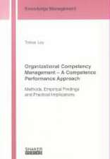 Organizational Competency Management - A Competence Performance Approach