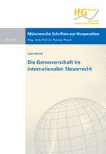 Die Genossenschaft im internationalen Steuerrecht