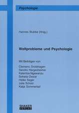 Weltprobleme und Psychologie