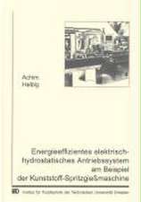 Energieeffizientes elektrisch-hydrostatisches Antriebssystem am Beispiel der Kunststoff-Spritzgießmaschine