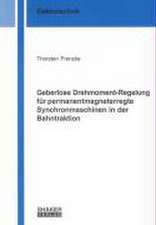 Geberlose Drehmoment-Regelung für permanentmagneterregte Synchronmaschinen in der Bahntraktion