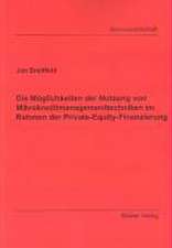 Die Möglichkeiten der Nutzung von Mikrokreditmanagementtechniken im Rahmen der Private-Equity-Finanzierung