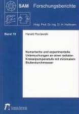 Numerische und experimentelle Untersuchungen an einer radialen Kreiselpumpenstufe mit minimalem Stufendurchmesser