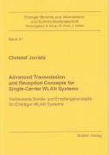 Advanced Transmission and Reception Concepts for Single-Carrier WLAN Systems