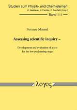 Assessing Scientific Inquiry