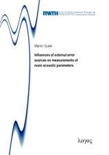 Influences of External Error Sources on Measurements of Room Acoustic Parameters