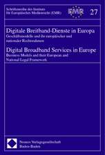 Digitale Breitband-Dienste in Europa