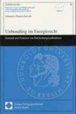 Unbundling im Energierecht. Dissertation