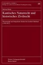 Kantisches Naturrecht und historisches Zivilrecht