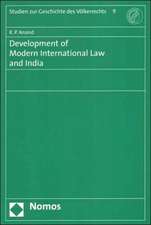 Development of Modern International Law and India