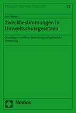 Zweckbestimmungen Im Umweltschutzgesetzen: Grundlagen, Rechtliche Bedeutung Und Gesetzliche Umsetzungen