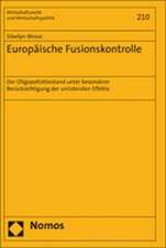 Europäische Fusionskontrolle