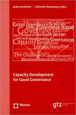 Capacity Development for Good Governance