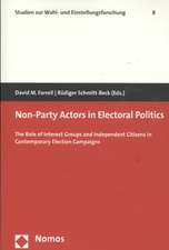 Non-Party Actors in Electoral Politics