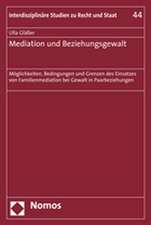 Mediation und Beziehungsgewalt