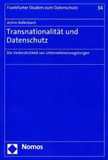 Transnationalität und Datenschutz