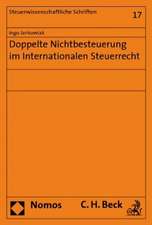 Doppelte Nichtbesteuerung im Internationalen Steuerrecht