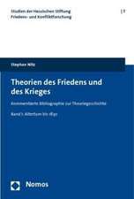 Theorien des Friedens und des Krieges