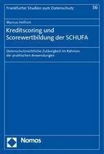 Kreditscoring und Scorewertbildung der SCHUFA