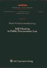 Self-Cleaning in Public Procurement Law