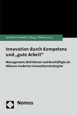 Innovation durch Kompetenz und 