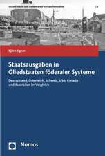 Staatsausgaben in Gliedstaaten föderaler Systeme