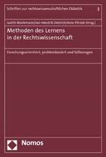 Methoden des Lernens in der Rechtswissenschaft