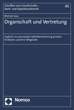 Organschaft und Vertretung