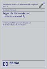 Regionale Netzwerke Und Unternehmenserfolg: Eine Empirische Analyse Am Beispiel Der Deutschen Photovoltaikindustrie